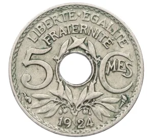 5 сантимов 1924 года Франция