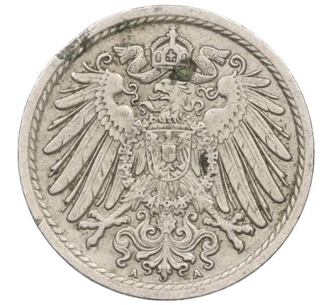 Монета 5 пфеннигов 1911 года А Германия (Артикул K27-85979)