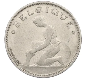 1 франк 1923 года Бельгия — текст на французском (BELGIQUE)