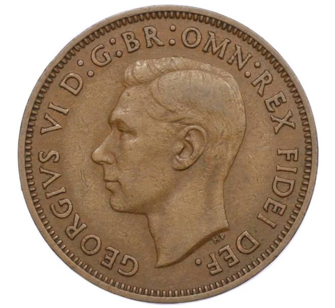 Монета 1/2 пенни 1949 года Великобритания (Артикул K12-21300)