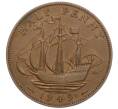 Монета 1/2 пенни 1949 года Великобритания (Артикул K12-21302)