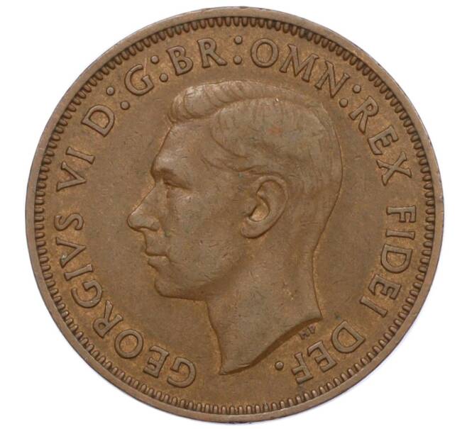 Монета 1/2 пенни 1949 года Великобритания (Артикул K12-21302)
