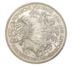 10 марок 1987 года Германия «30 лет подписания Римского договора» — Фото №1