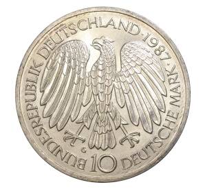 10 марок 1987 года Германия «30 лет подписания Римского договора» — Фото №2