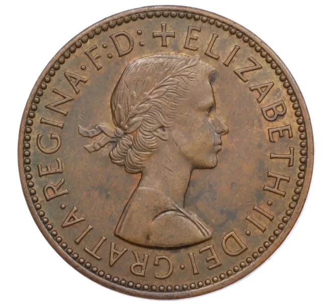 Монета 1/2 пенни 1965 года Великобритания (Артикул K12-21312)