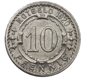 10 пфеннигов 1920 года Германия — город Менден (Нотгельд)