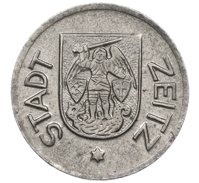 Монета 10 пфеннигов 1920 года Германия — город Цайц (Нотгельд) (Артикул K12-21553)