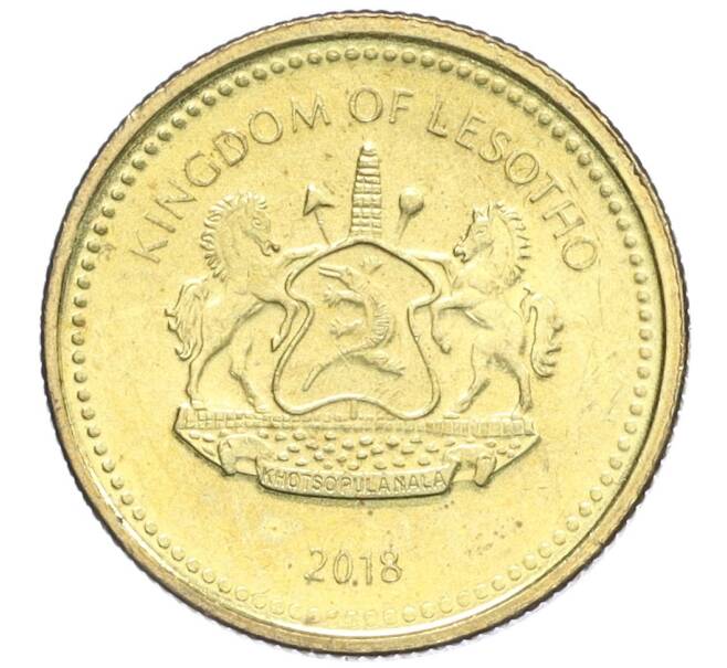 Монета 10 лисенте 2018 года Лесото (Артикул K12-21453)