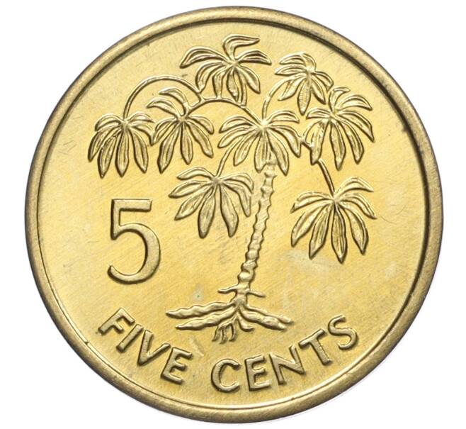 Монета 5 центов 2003 года Сейшелы (Артикул K12-21459)