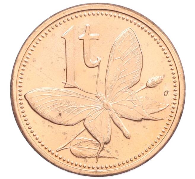 Монета 1 тойя 2002 года Папуа — Новая Гвинея (Артикул K12-21465)
