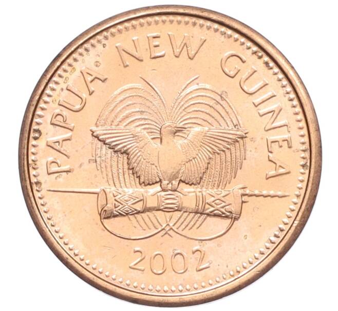 Монета 1 тойя 2002 года Папуа — Новая Гвинея (Артикул K12-21465)