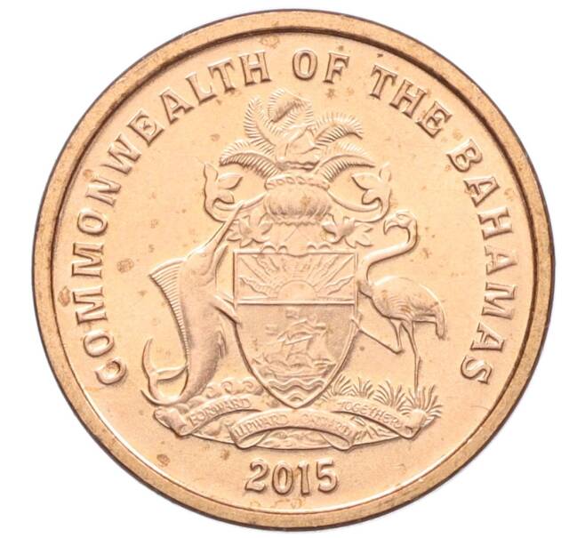 Монета 1 цент 2015 года Багамские острова (Артикул K12-21468)