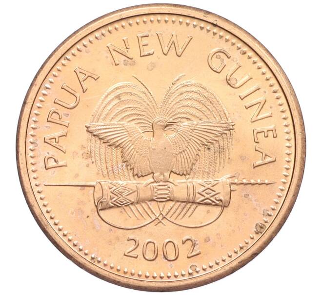 Монета 2 тойя 2002 года Папуа — Новая Гвинея (Артикул K12-21472)