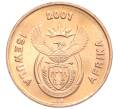 Монета 1 цент 2001 года ЮАР (Артикул K12-21476)