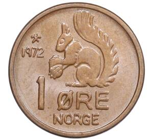 1 эре 1972 года Норвегия