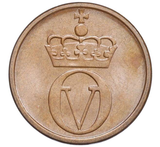 Монета 1 эре 1972 года Норвегия (Артикул K12-21478)
