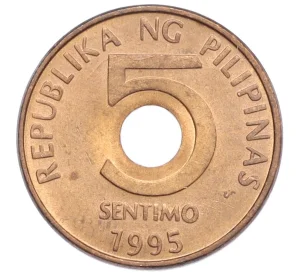 5 сентимо 1995 года Филиппины