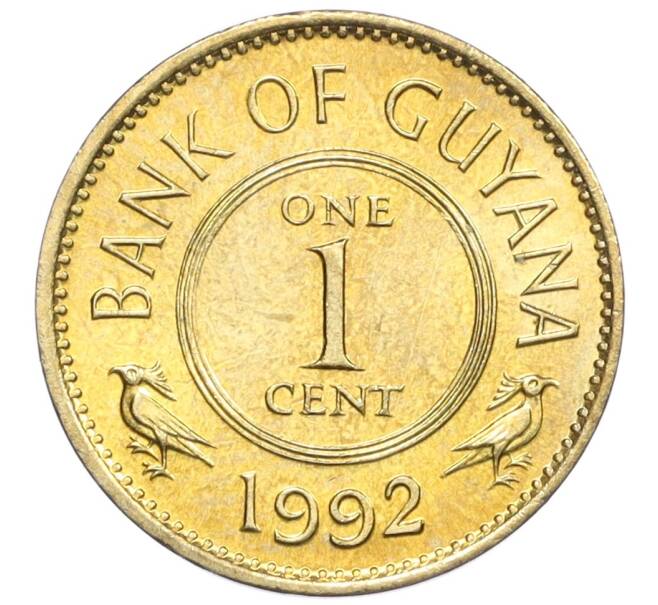 Монета 1 цент 1992 года Гайана (Артикул K12-21494)