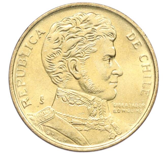 Монета 1 песо 1990 года Чили (Артикул K12-21501)