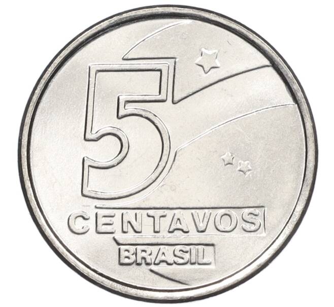 Монета 5 сентаво 1989 года Бразилия (Артикул K12-21505)