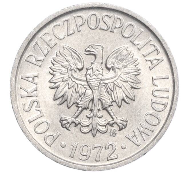 Монета 5 грошей 1972 года Польша (Артикул K12-21514)
