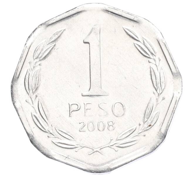 Монета 1 песо 2008 года Чили (Артикул K12-21515)