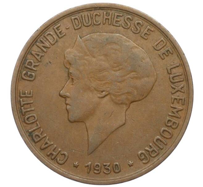 Монета 10 сантимов 1930 года Люксембург (Артикул K12-21569)