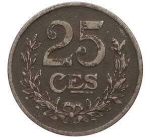 25 сантимов 1919 года Люксембург — Фото №2