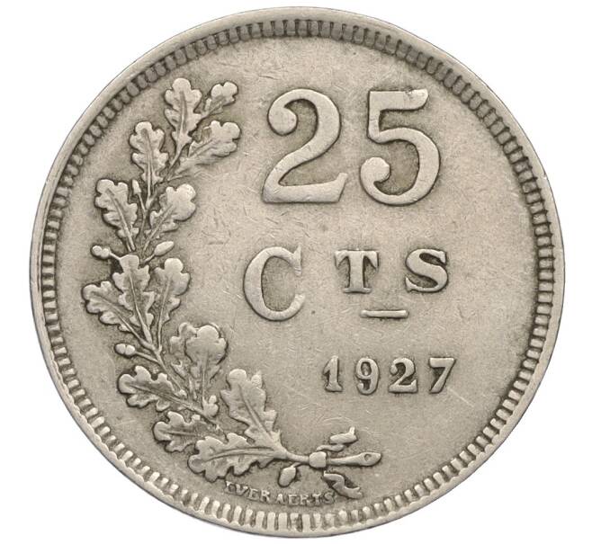 Монета 25 сантимов 1927 года Люксембург (Артикул K12-21608)
