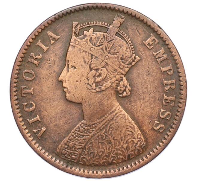 Монета 1/4 анны 1883 года Британская Индия (Артикул: K12-21619) — Фото №2