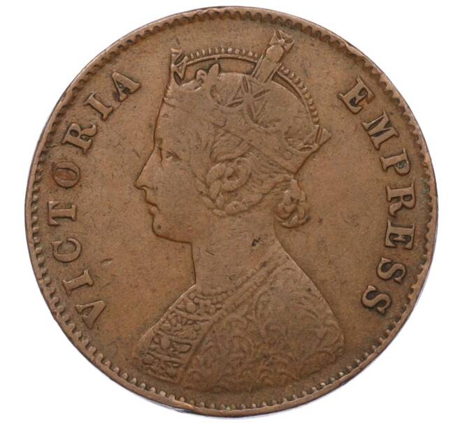 Монета 1/4 анны 1897 года Британская Индия (Артикул: K12-21632) — Фото №2