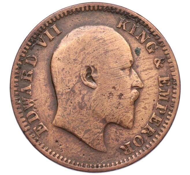 Монета 1/4 анны 1904 года Британская Индия (Артикул K12-21637)