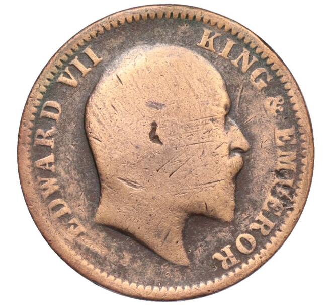 Монета 1/4 анны 1905 года Британская Индия (Артикул K12-21638)