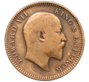 1/4 анны 1910 года Британская Индия — Фото №2