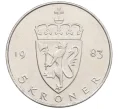 Монета 5 крон 1983 года Норвегия (Артикул K12-21349)