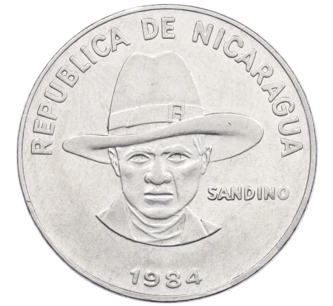 Монета 1 кордоба 1984 года Никарагуа (Артикул K12-21356)
