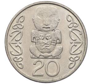 20 центов 1990 года Новая Зеландия