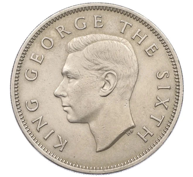Монета 1 флорин 1950 года Новая Зеландия (Артикул K12-21365)