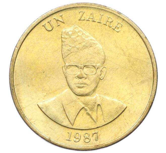 Монета 1 заир 1987 года Заир (Артикул K12-21374)