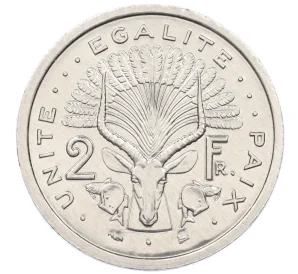2 франка 1999 года Джибути