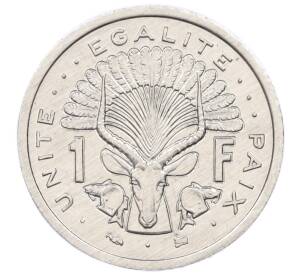 1 франк 1999 года Джибути