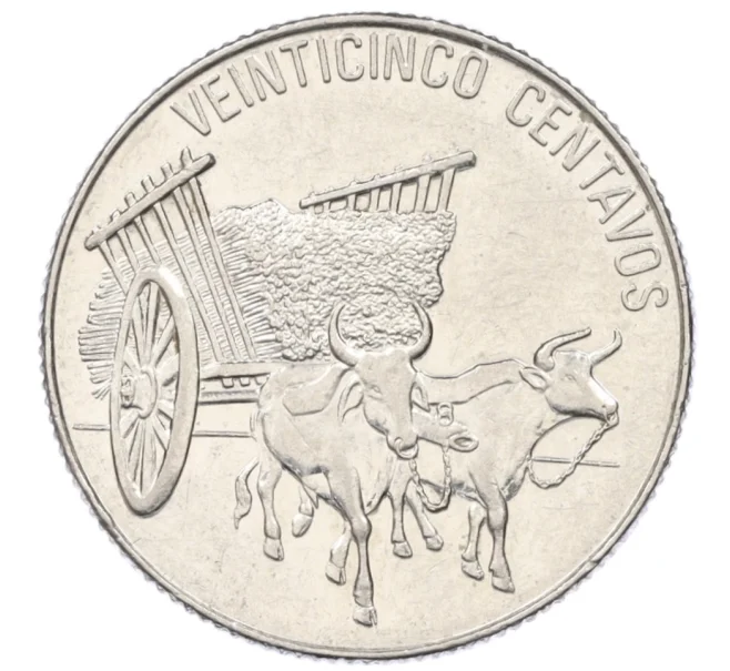 Монета 25 сентаво 1989 года Доминиканская республика (Артикул K12-21383)