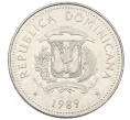 Монета 25 сентаво 1989 года Доминиканская республика (Артикул K12-21383)