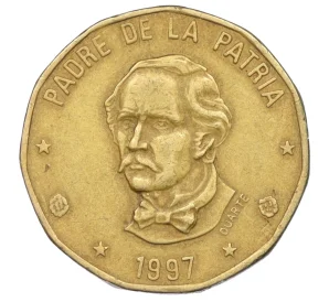 1 песо 1997 года Доминиканская республика