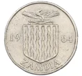 Монета 6 пенсов 1964 года Замбия (Артикул K12-21387)