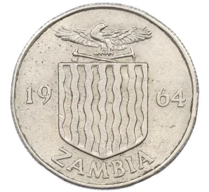 6 пенсов 1964 года Замбия