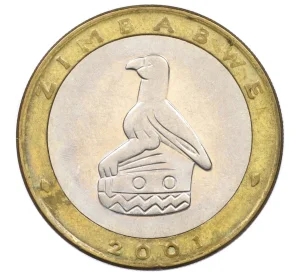 5 долларов 2001 года Зимбабве