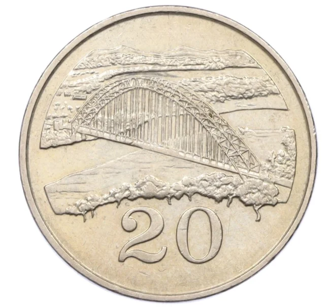 Монета 20 центов 1980 года Зимбабве (Артикул K12-21391)
