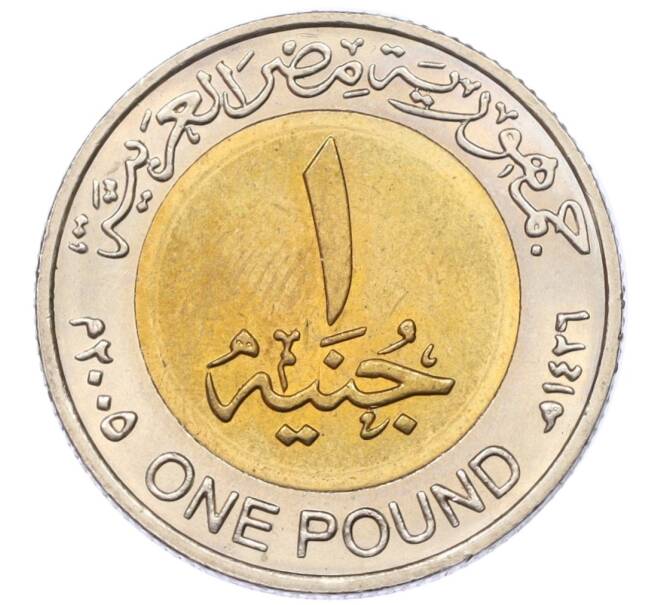 Монета 1 фунт 2005 года Египет (Артикул K12-21395)
