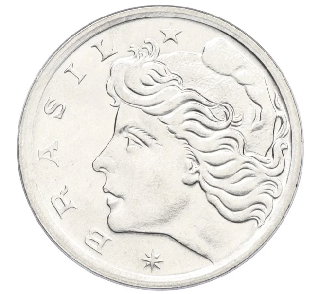 Монета 5 сентаво 1975 года Бразилия «ФАО — Зебу» (Артикул K12-21711)